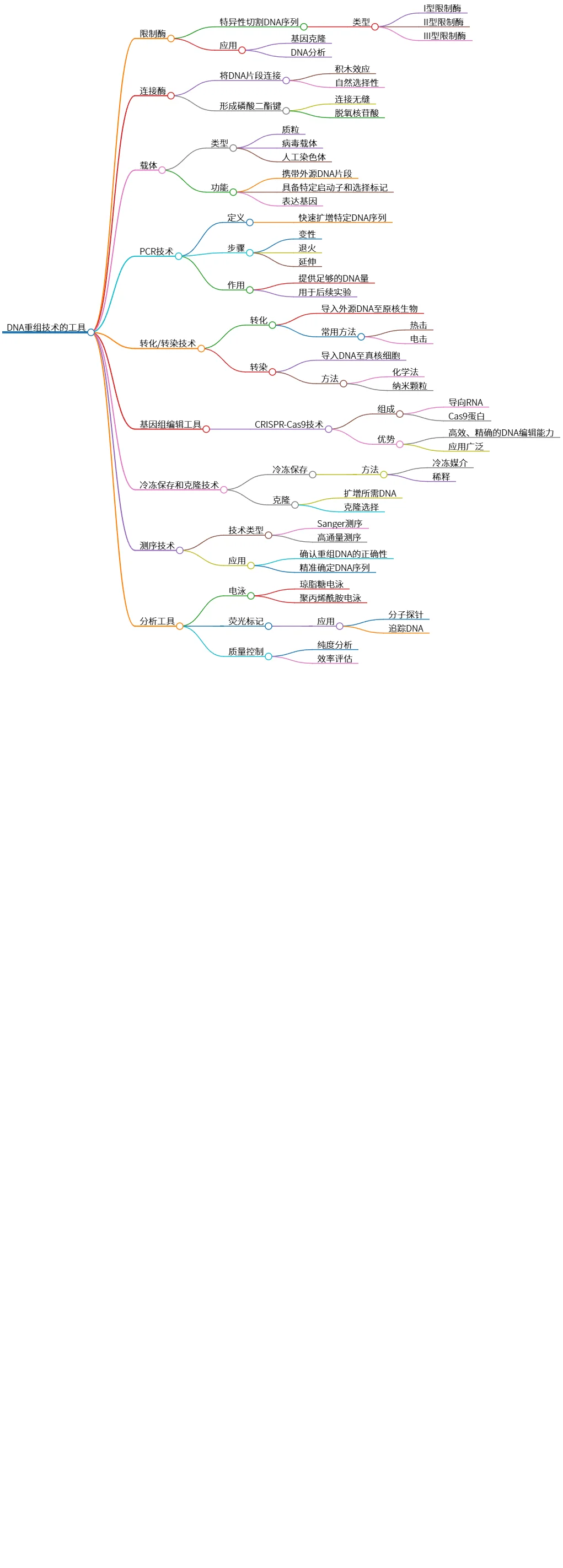 DNA重组技术的工具与应用探讨与分析