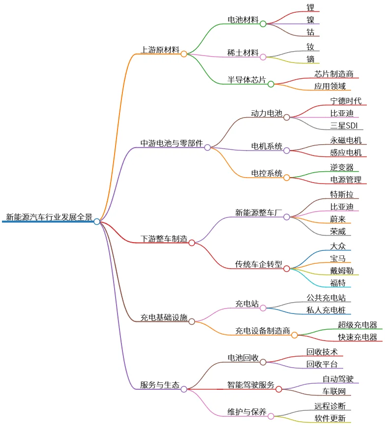 新能源汽车行业发展全景:原材料、制造、充电与服务