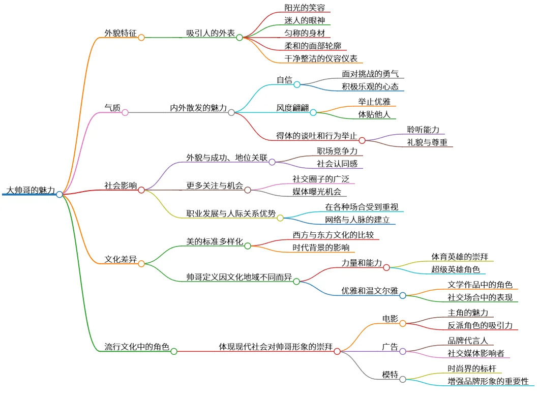 大帅哥的魅力:外貌、气质与社会影响分析