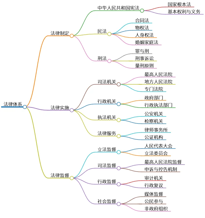 中国法律体系：制定、实施与监督