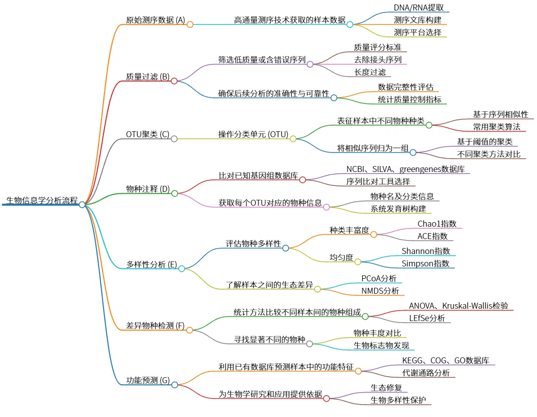 生物信息学分析流程：从数据获取到功能预测