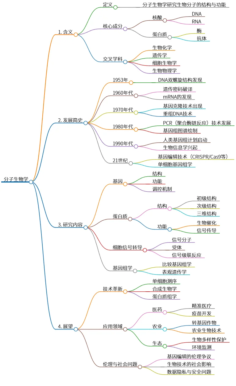 分子生物学：结构、功能与未来展望